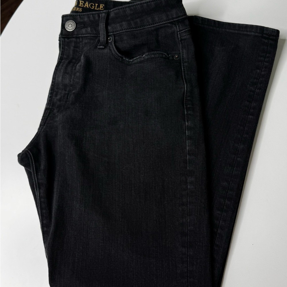 Men's Black American Eagle Slim Jeans